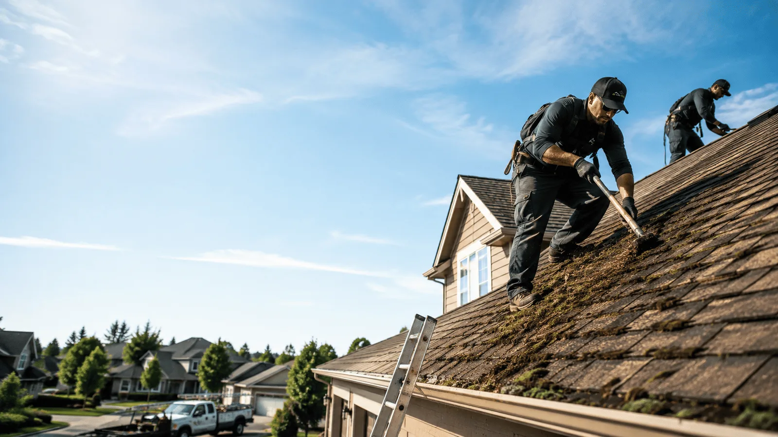 Roof Moss Removal in Pleasant Grove, CA near me